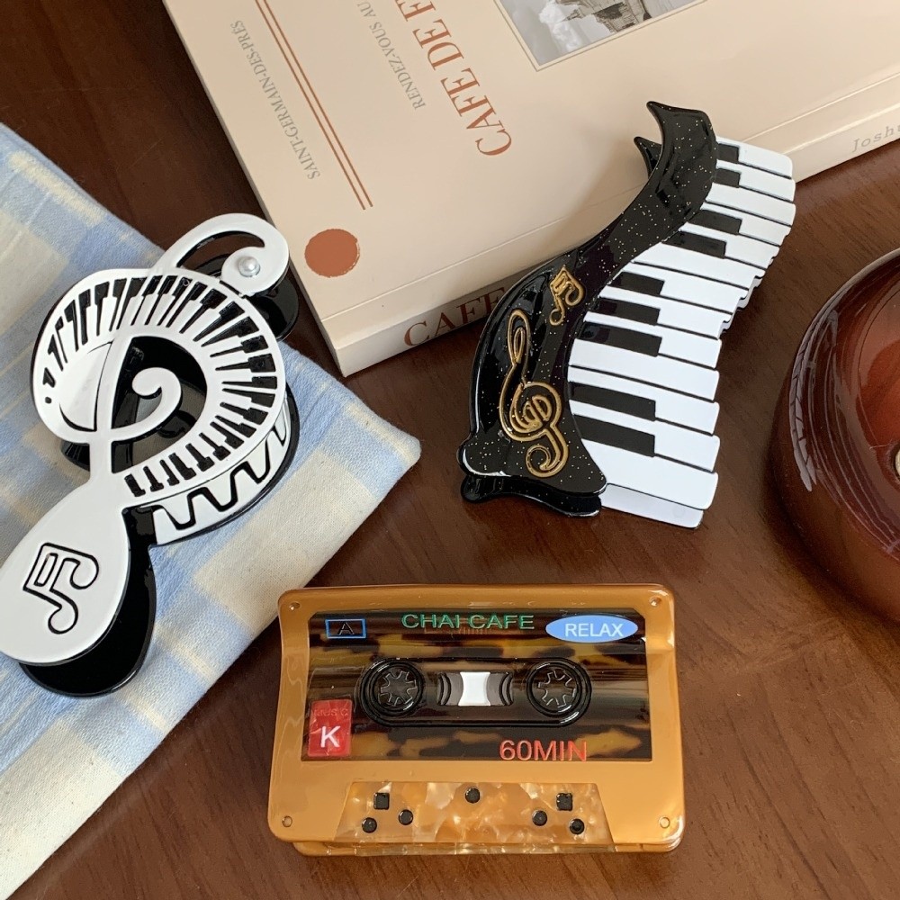Musical Instrument Video - Nuova Molletta per Capelli in Acetato