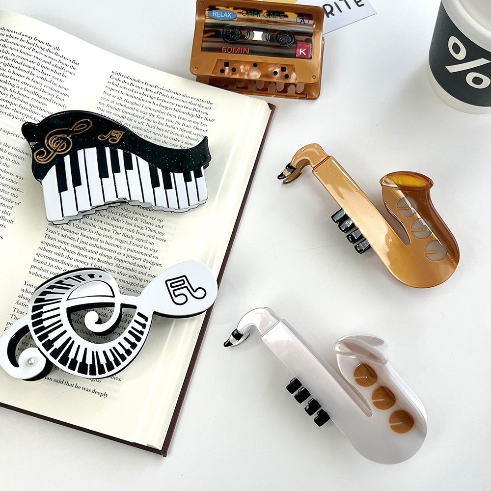 Musical Instrument Video - Nuova Molletta per Capelli in Acetato
