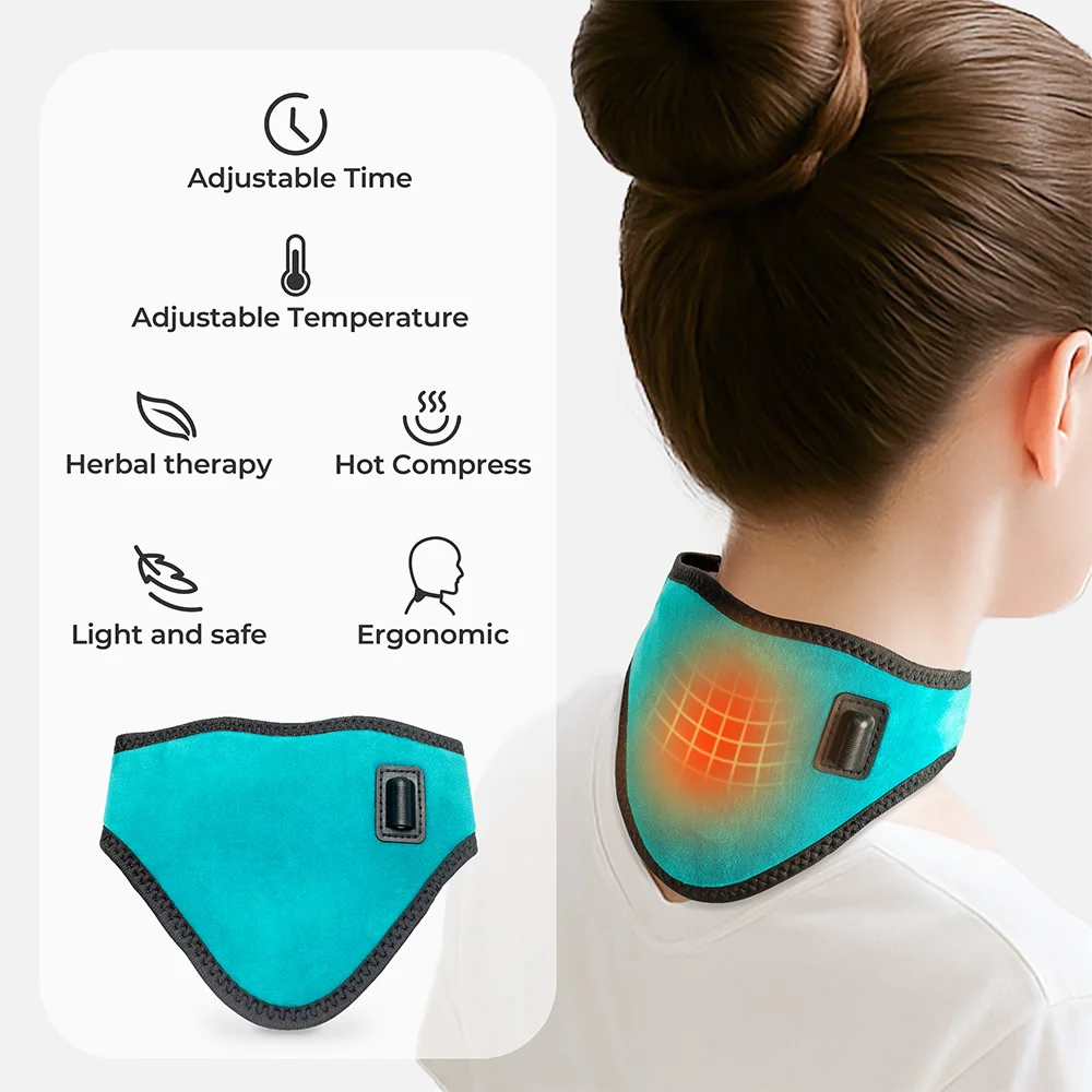 Vibraslap Percussion - Collare Cervicale Riscaldante Elettrico per Alleviare
