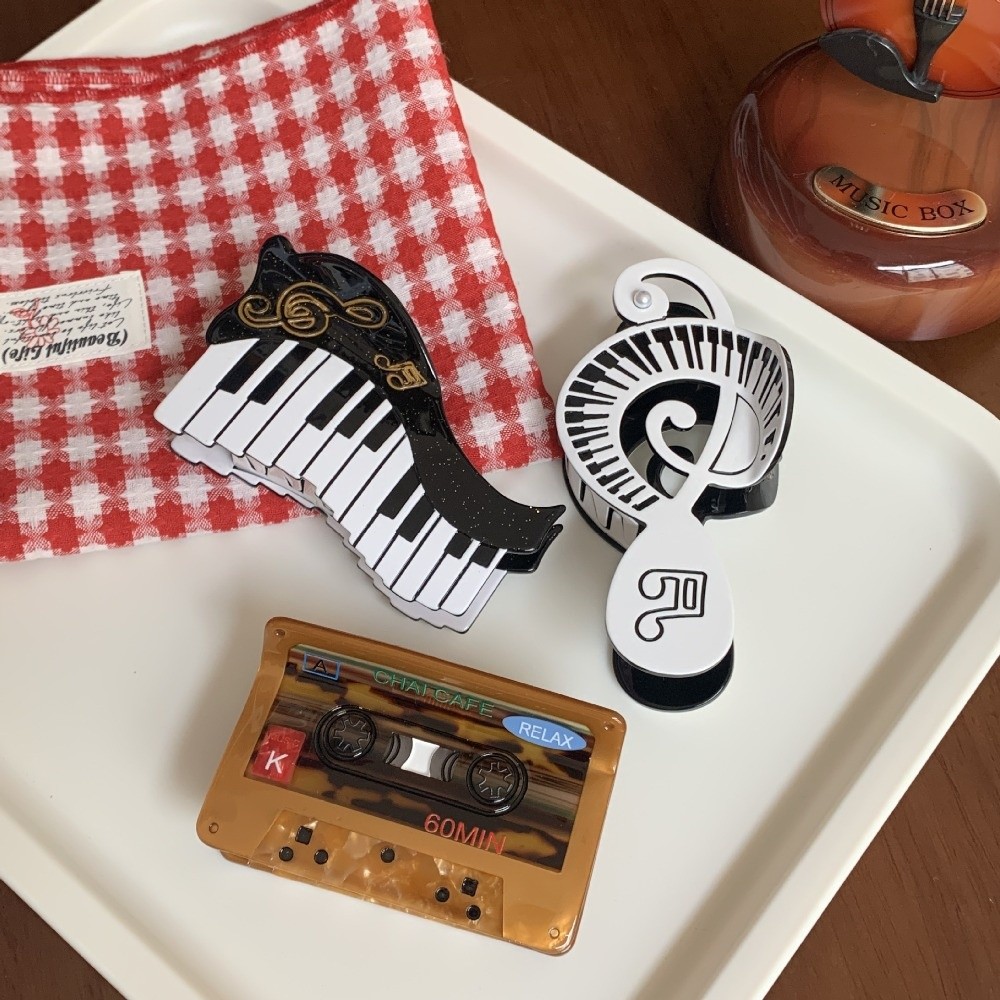 Musical Instrument Video - Nuova Molletta per Capelli in Acetato