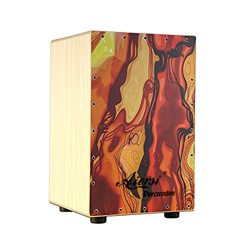 Musical Instrument Percussion - Cajon in Legno Colorato, Strumento a