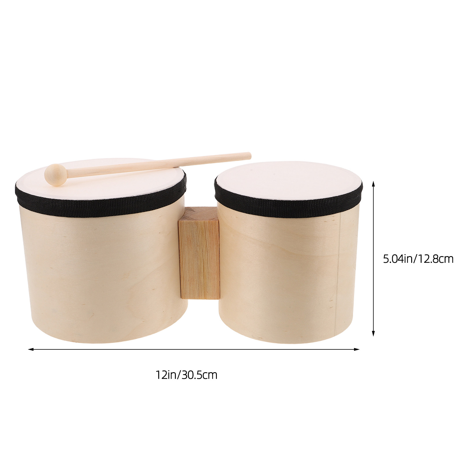 1 set di bongò in legno, strum - Musical Instrument Percussion recensione e prezzo