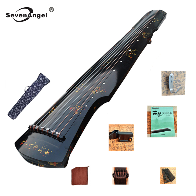 Guqin cinese di alta qualità n - Musical Instrument Video recensione e prezzo