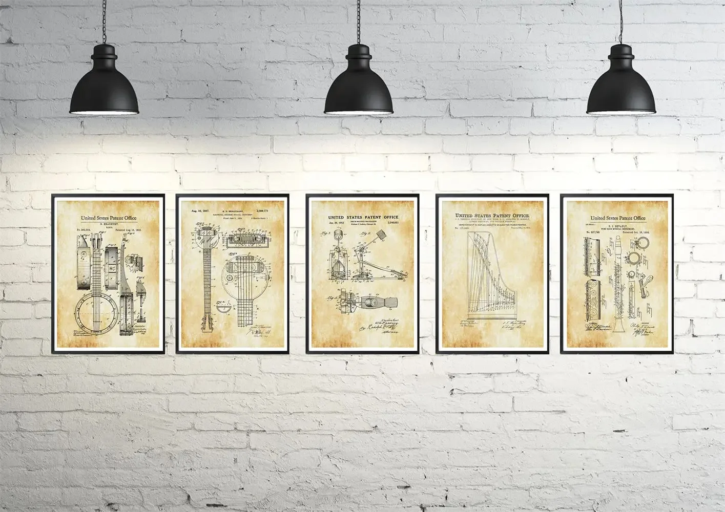 Poster Artistici Vintage Nordi - Musical Instrument Video recensione e prezzo
