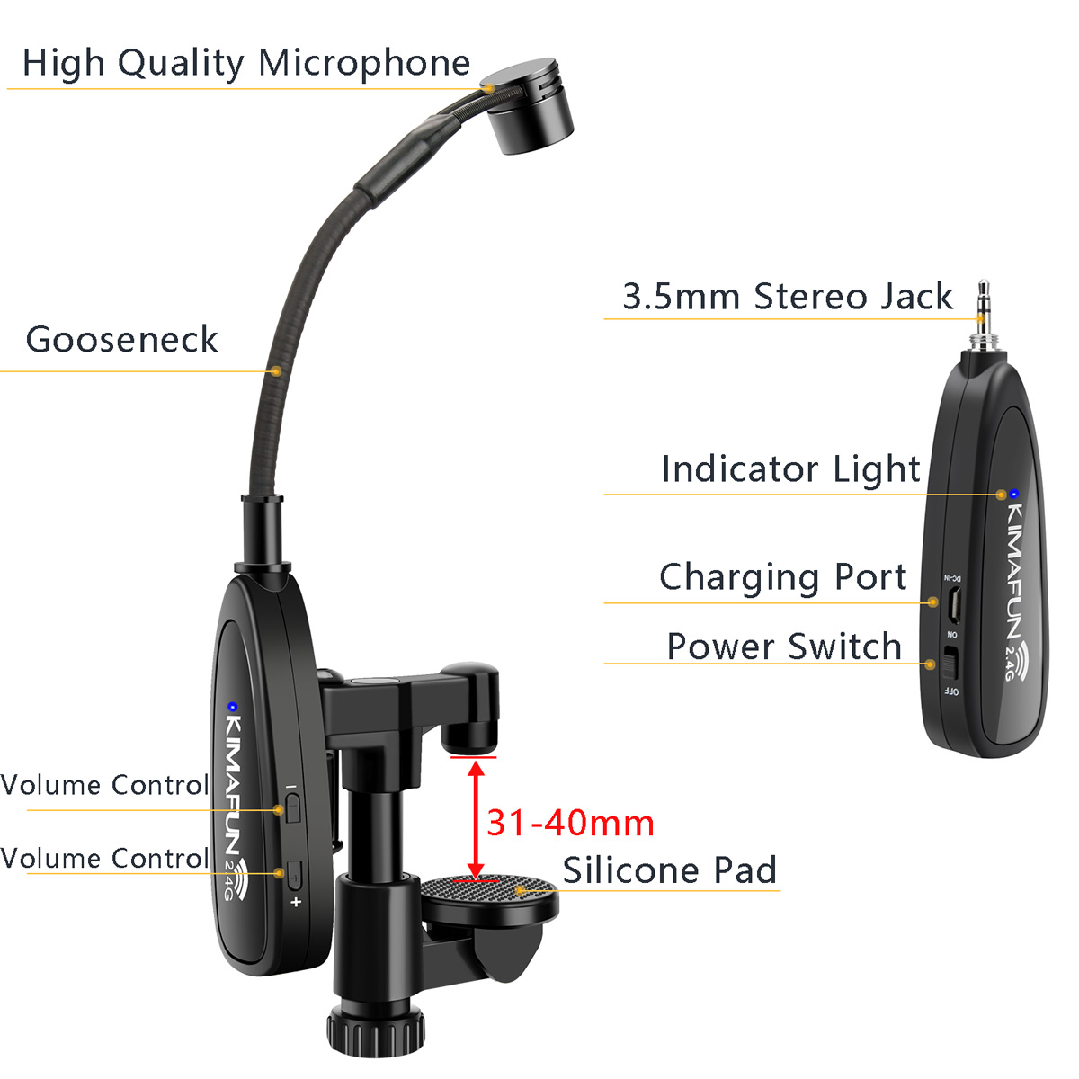 KIMAFUN 2.4G strumento musical - Musical Instrument Video recensione e prezzo